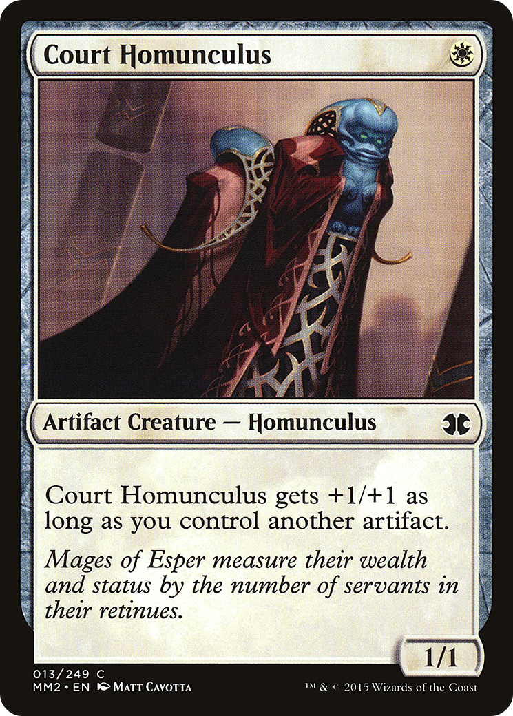 Image of Court Homunculus (MM2-013) - Modern Masters 2015 Foil