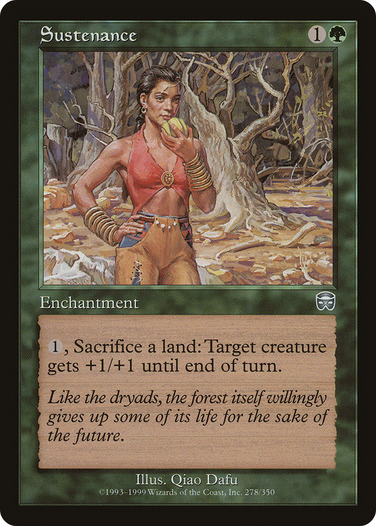 Image of Sustenance (MMQ-278) - Mercadian Masques