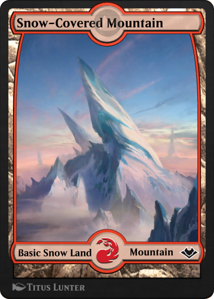 Image of Snow-Covered Mountain (PANA-260) - MTG Arena Promos: (Full Art)