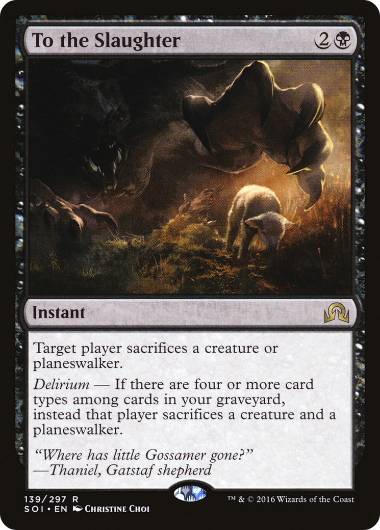 Image of To the Slaughter (SOI-139) - Shadows over Innistrad Foil