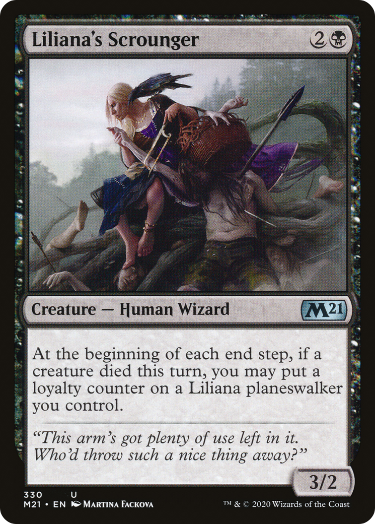 Image of Liliana's Scrounger (M21-330) - Core Set 2021