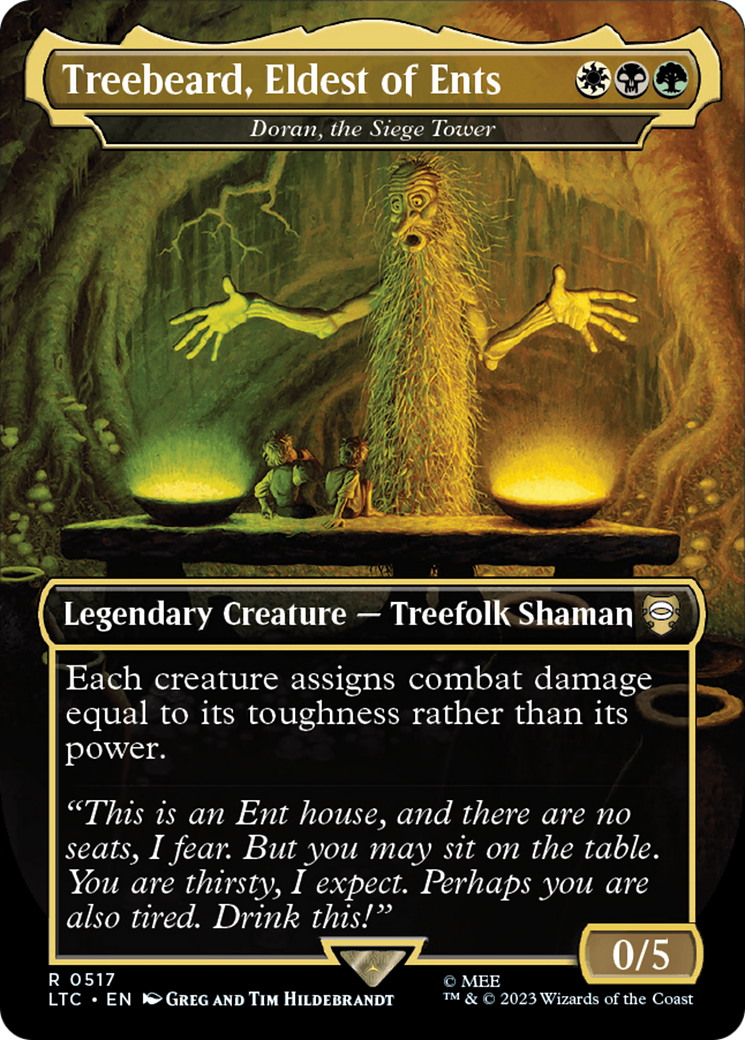 Image of Treebeard, Eldest of Ents - Doran, the Siege Tower (Borderless) (LTC-517) - Tales of Middle-earth Commander / Treebeard, Eldest of Ents (Borderless)