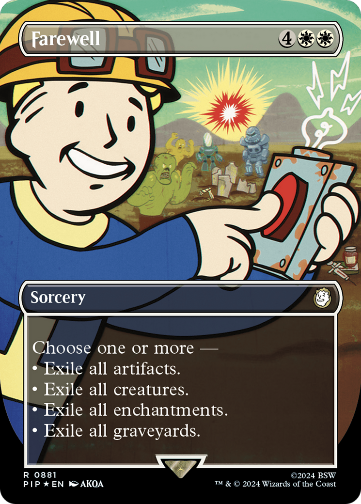 Image of Farewell (Borderless) (Surge Foil) (PIP-881) - Fallout (Borderless) Foil