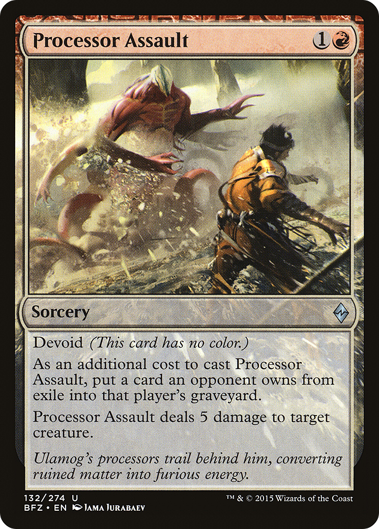 Image of Processor Assault (BFZ-132) - Battle for Zendikar: (devoid) Foil