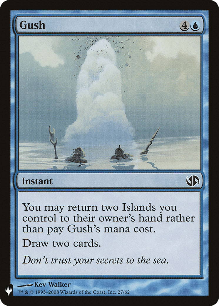 Image of Gush (LIST-DD2-27) - The List