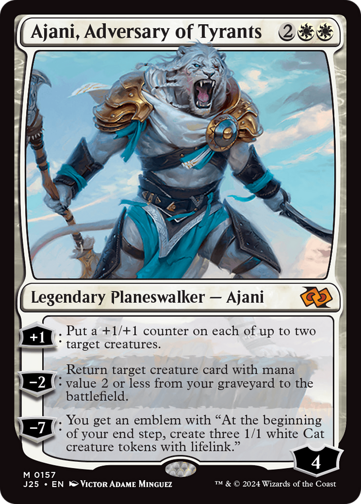 Image of Ajani, Adversary of Tyrants (J25-157) - Foundations Jumpstart