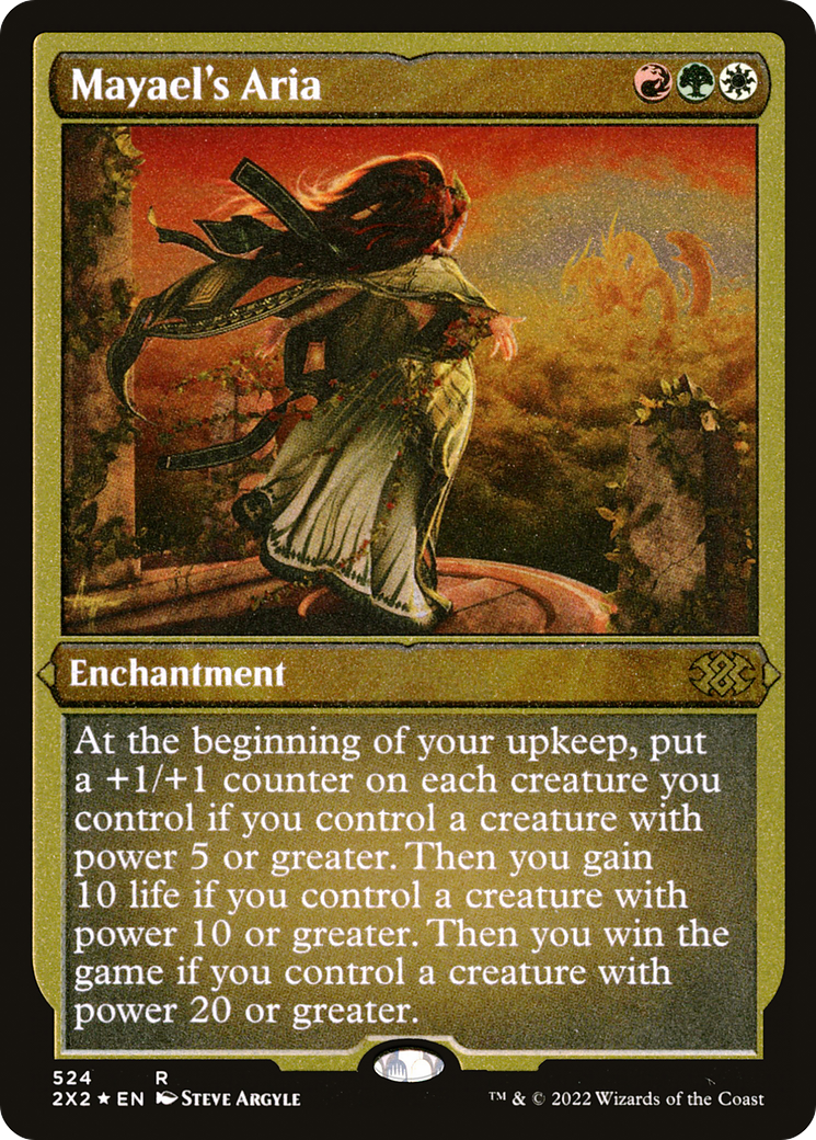 Image of Mayael's Aria (2X2-524) - Double Masters 2022 Foil