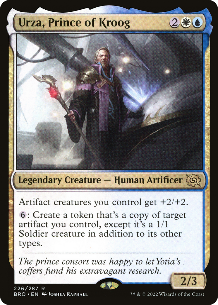 Image of Urza, Prince of Kroog (BRO-226) - The Brothers' War Foil