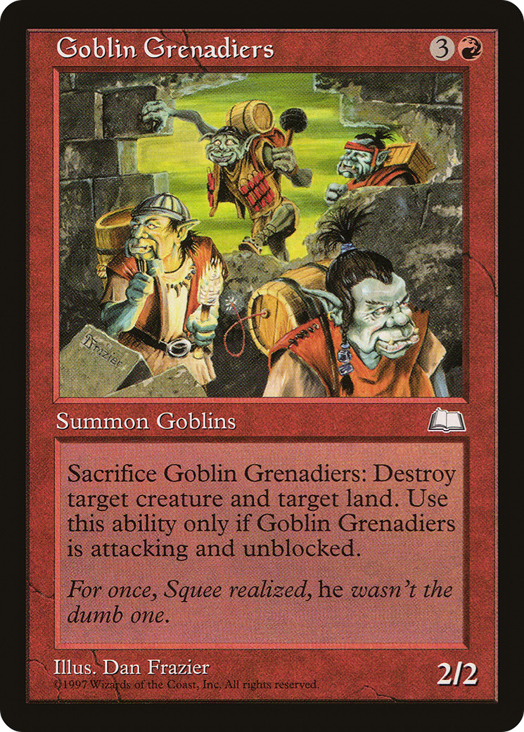 Image of Goblin Grenadiers (WTH-) - Weatherlight