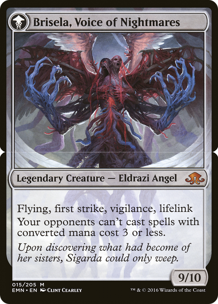 Image of Brisela, Voice of Nightmares (EMN-15B) - Eldritch Moon: (mooneldrazidfc) Foil