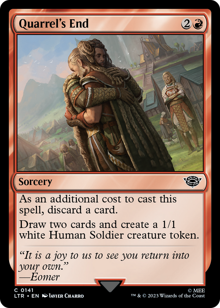 Image of Quarrel's End (LTR-141) - The Lord of the Rings: Tales of Middle-earth Foil