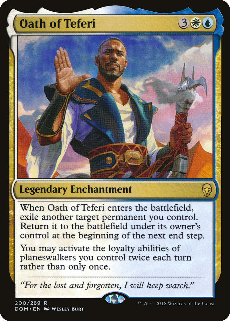 Image of Oath of Teferi (DOM-200) - Dominaria Foil
