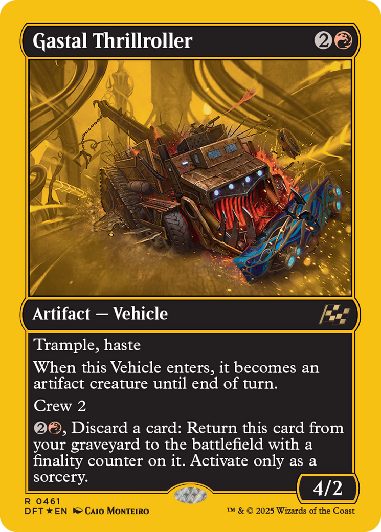 Image of Gastal Thrillroller (First-Place Foil) (DFT-461) - Aetherdrift Foil