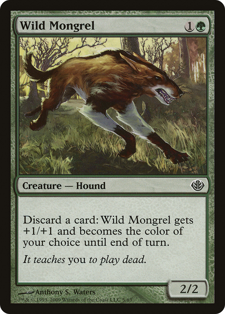 Image of Wild Mongrel (DDD-005) - Duel Decks: Garruk vs. Liliana