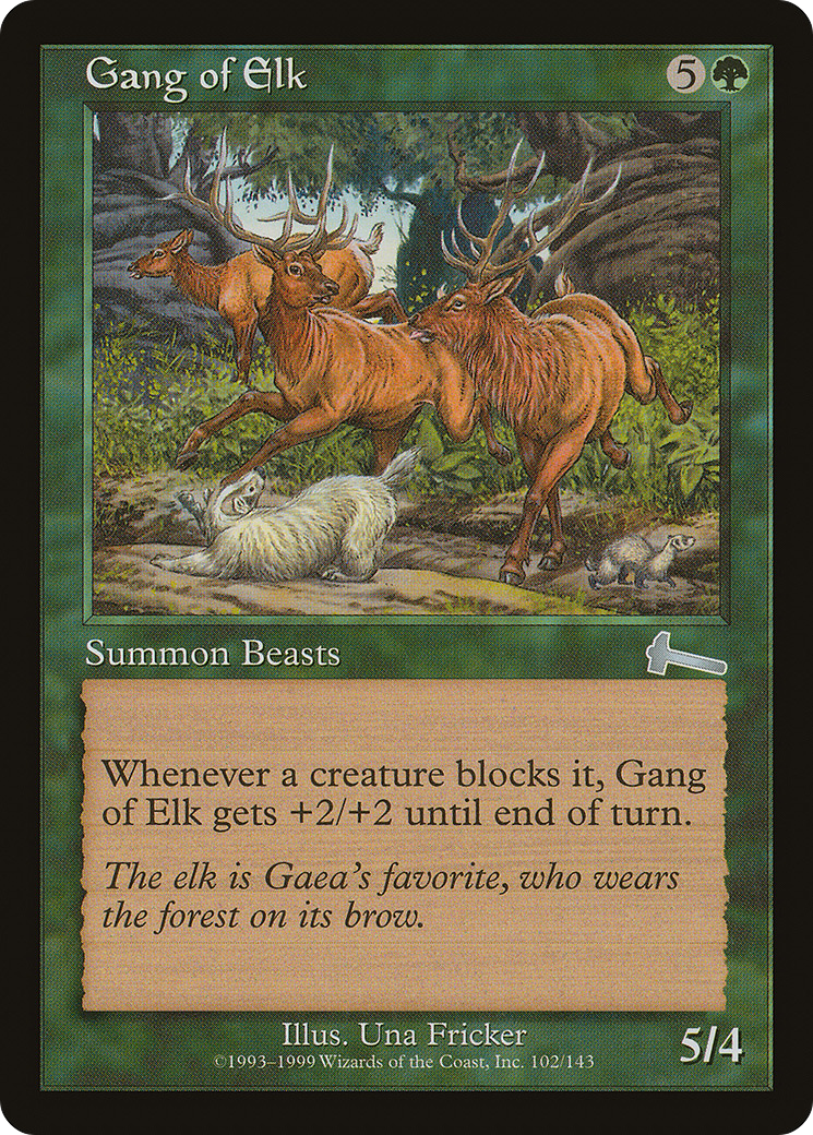 Image of Gang of Elk (ULG-102) - Urza's Legacy