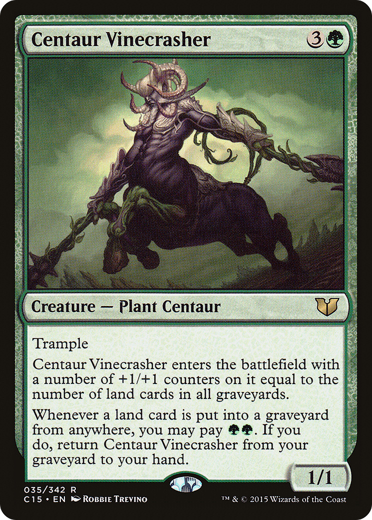 Image of Centaur Vinecrasher (C15-035) - Commander 2015