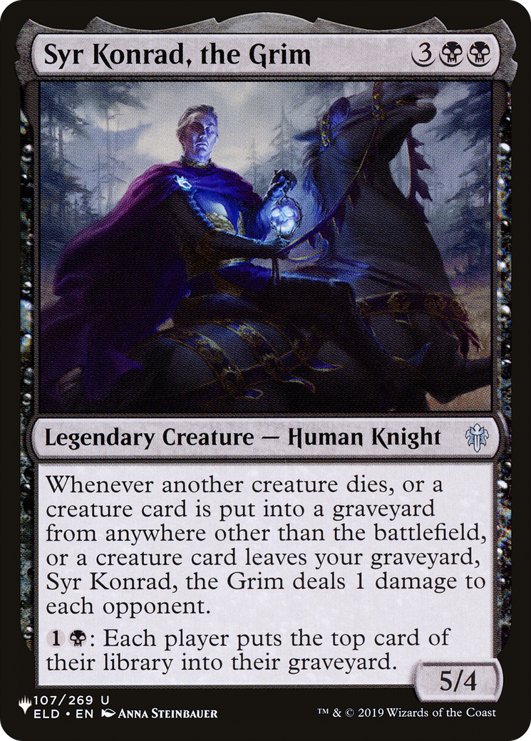 Image of Syr Konrad, the Grim (LIST-ELD-107) - The List