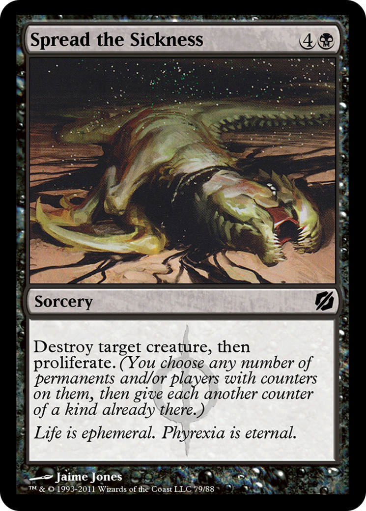 Image of Spread the Sickness (TD2-079) - Duel Decks: Mirrodin Pure vs. New Phyrexia