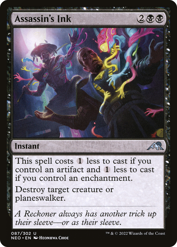 Image of Assassin's Ink (NEO-087) - Kamigawa: Neon Dynasty