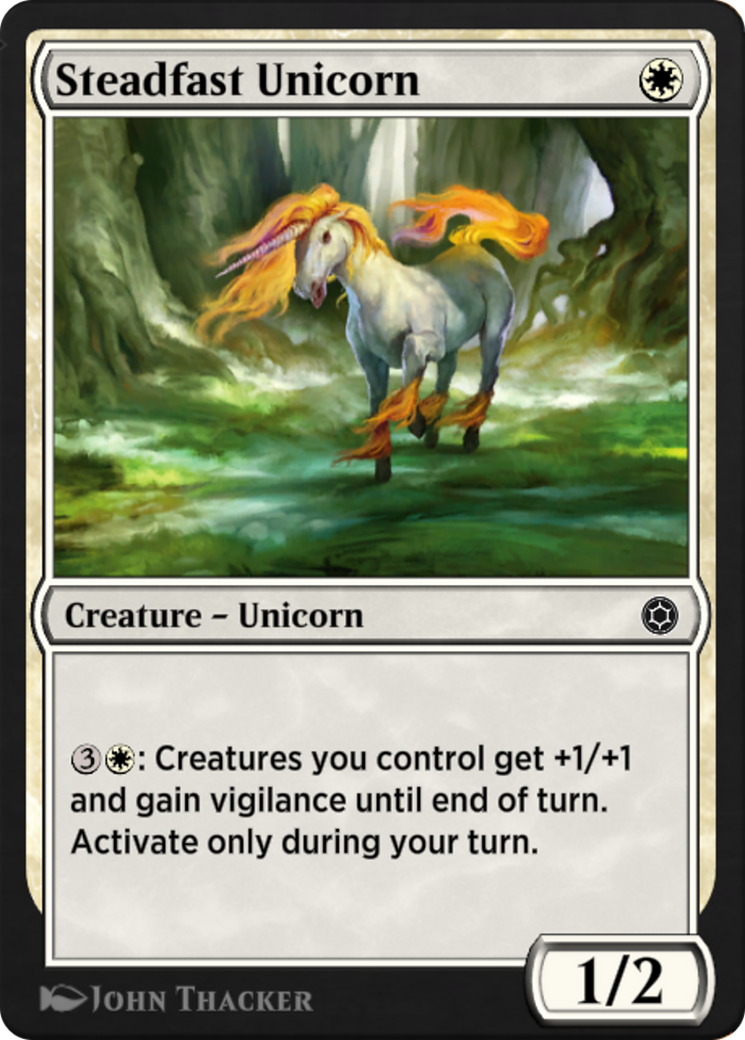 Image of Steadfast Unicorn (HBG-104) - Alchemy Horizons: Baldur's Gate