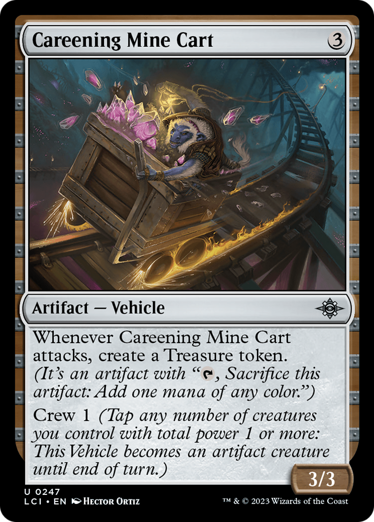 Image of Careening Mine Cart (LCI-247) - The Lost Caverns of Ixalan: (vehicle)