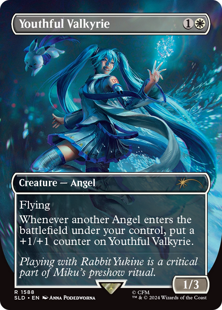 Image of Youthful Valkyrie (SLD-1588) - Secret Lair Drop (Borderless)
