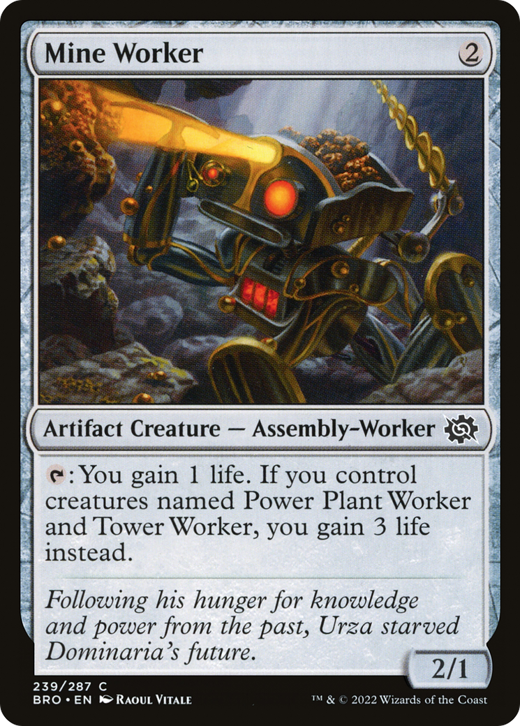 Image of Mine Worker (BRO-239) - The Brothers' War