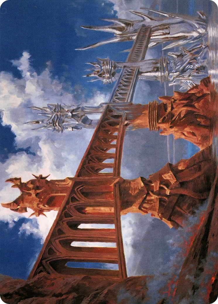 Image of Silverbluff Bridge // Silverbluff Bridge (AMH2-078) - Modern Horizons 2 Art Series (Borderless)