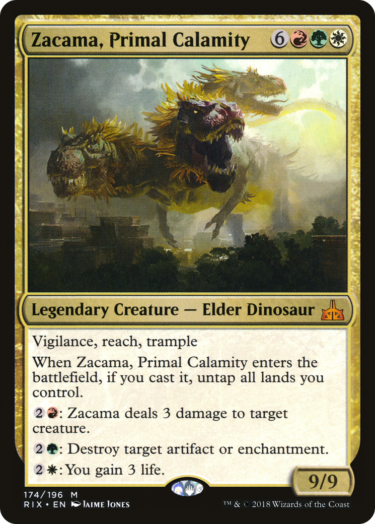 Image of Zacama, Primal Calamity (RIX-174) - Rivals of Ixalan