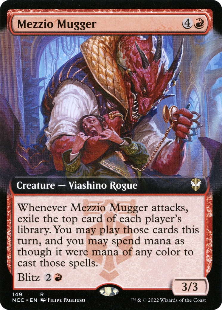 Image of Mezzio Mugger (Extended Art) (NCC-149) - New Capenna Commander: (Extended Art)