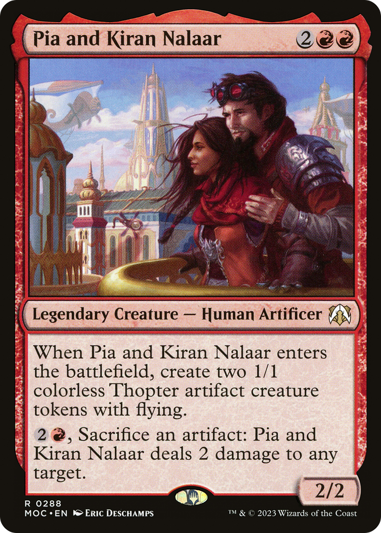 Image of Pia and Kiran Nalaar (MOC-288) - March of the Machine Commander