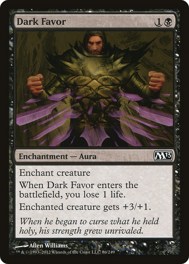 Image of Dark Favor (M13-086) - Magic 2013