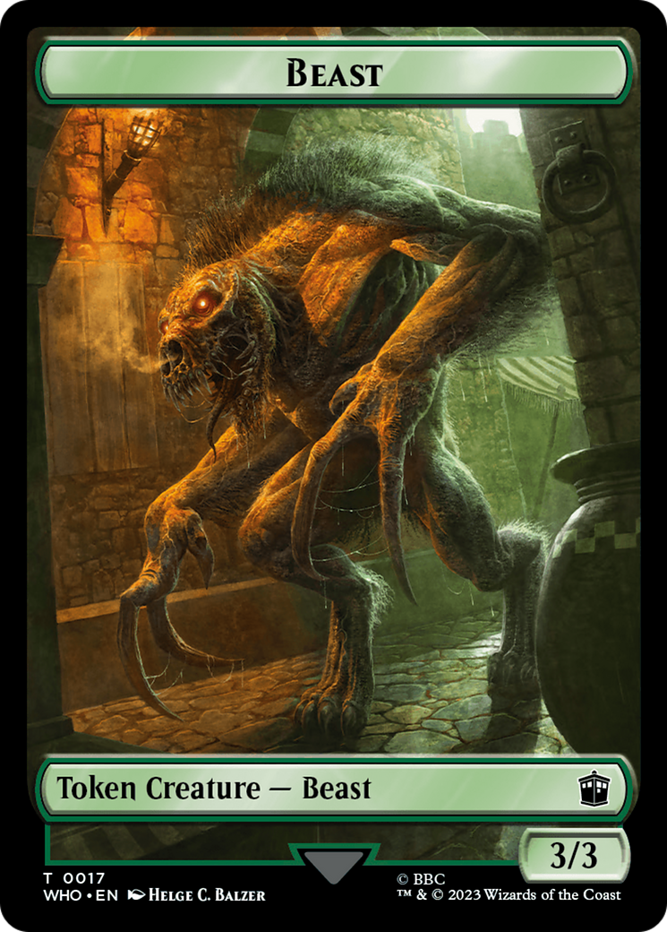 Image of Beast (TWHO-017) - Doctor Who Tokens