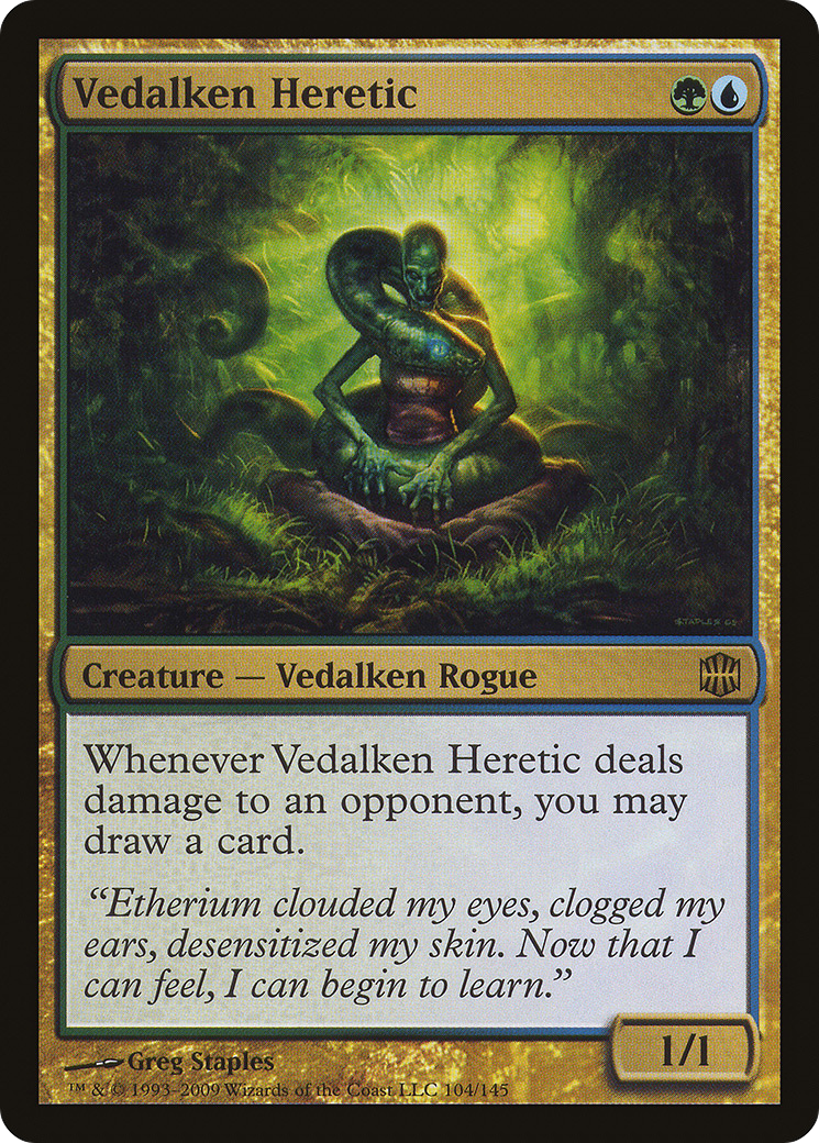 Image of Vedalken Heretic (ARB-104) - Alara Reborn Foil
