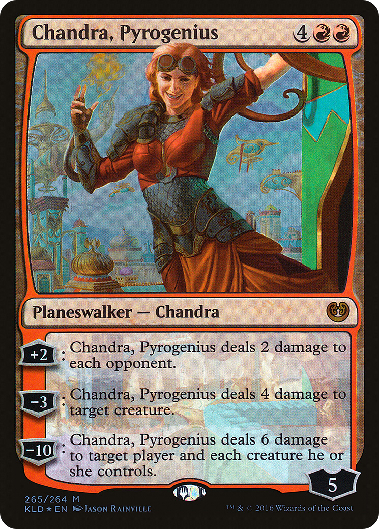 Image of Chandra, Pyrogenius (KLD-265) - Kaladesh Foil