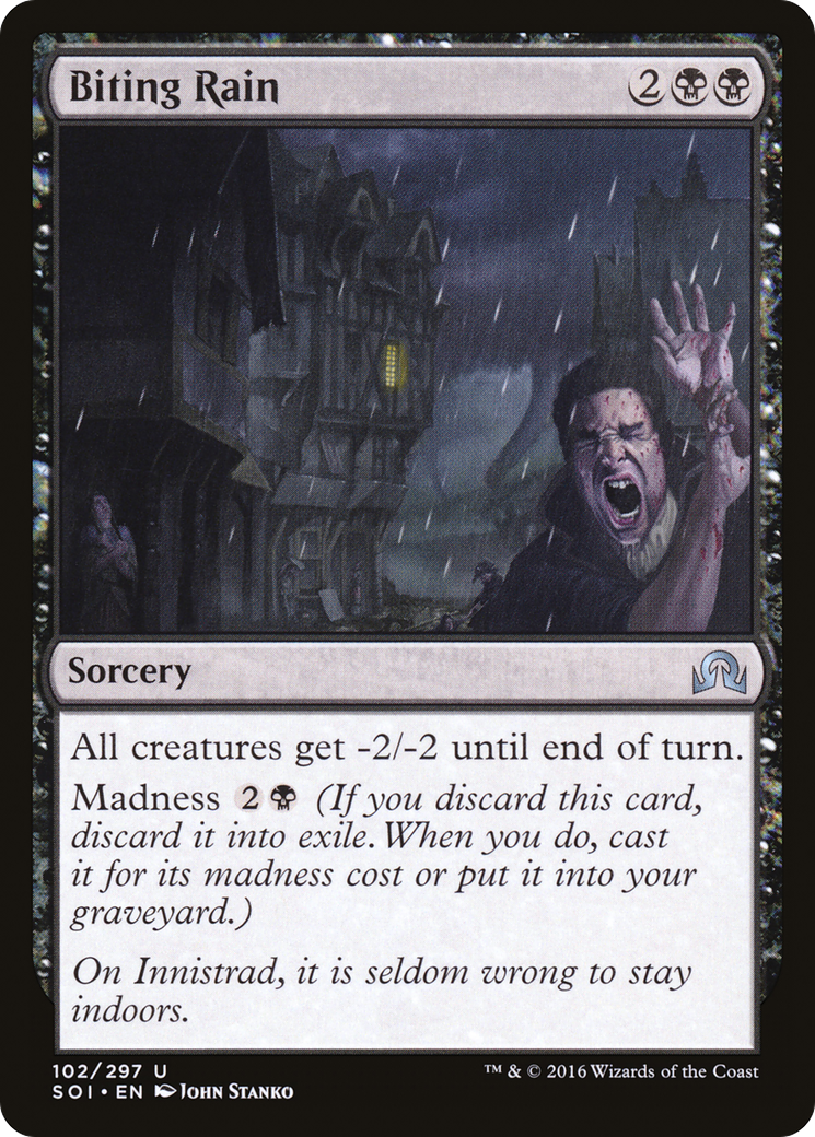 Image of Biting Rain (SOI-102) - Shadows over Innistrad Foil