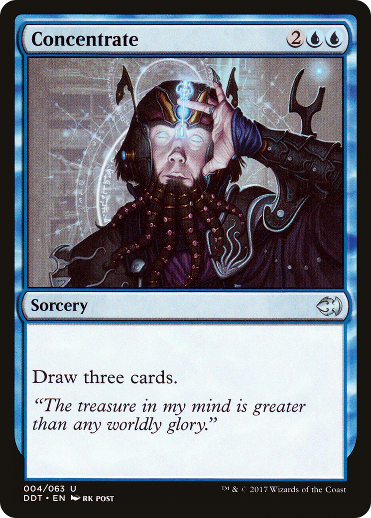 Image of Concentrate (DDT-004) - Duel Decks: Merfolk vs. Goblins