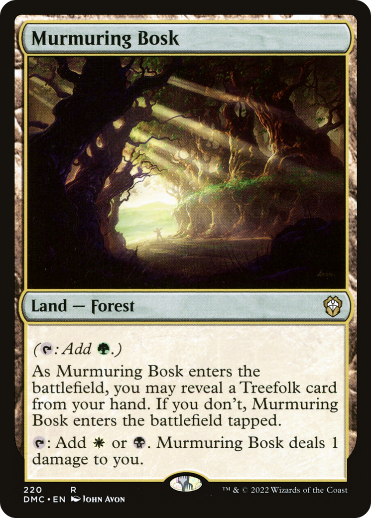 Image of Murmuring Bosk (DMC-220) - Dominaria United Commander