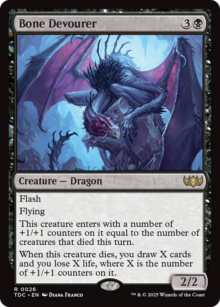 Image of Bone Devourer (TDC-026) - Commander: Tarkir: Dragonstorm