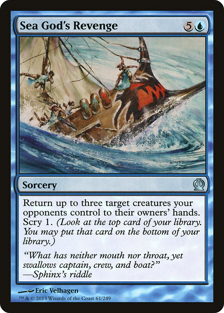 Image of Sea God's Revenge (THS-061) - Theros