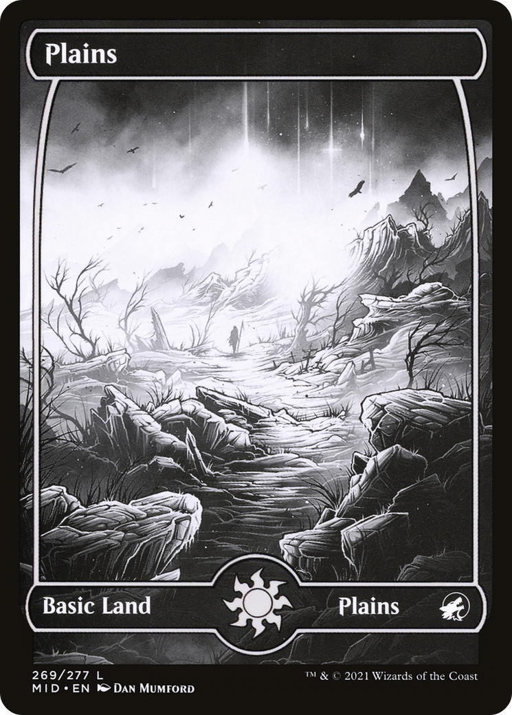 Image of Plains (269) (MID-269) - Innistrad: Midnight Hunt: (Full Art, Showcase) Foil