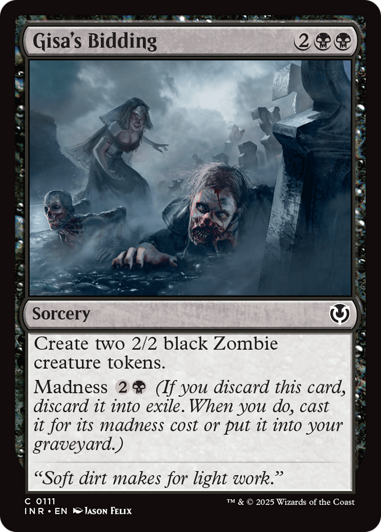 Image of Gisa's Bidding (INR-111) - Innistrad Remastered Foil