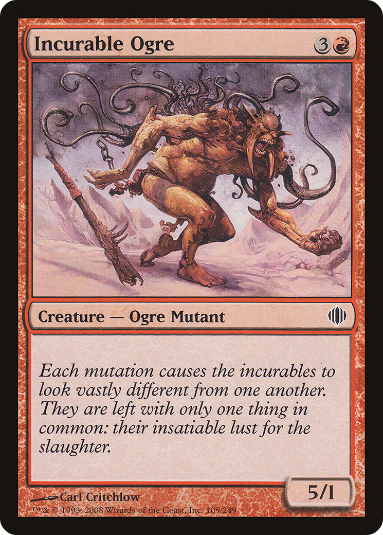Image of Incurable Ogre (ALA-105) - Shards of Alara Foil