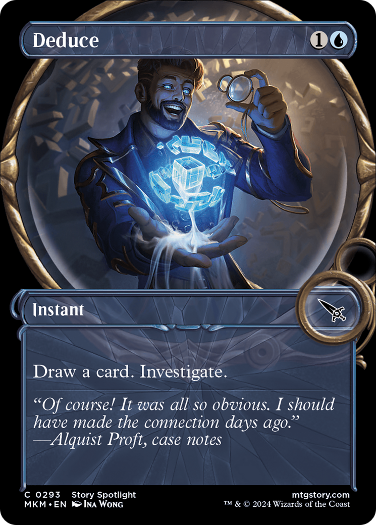 Image of Deduce (Showcase) (MKM-293) - Murders at Karlov Manor: (Showcase) Foil
