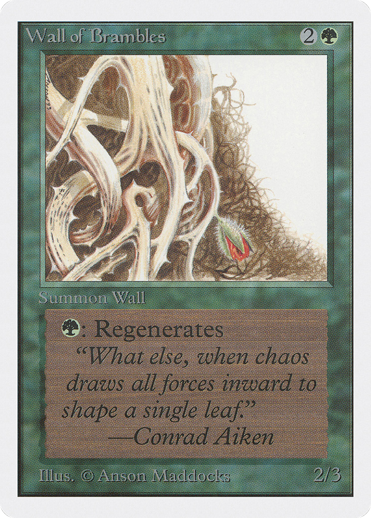 Image of Wall of Brambles (2ED-) - Unlimited Edition