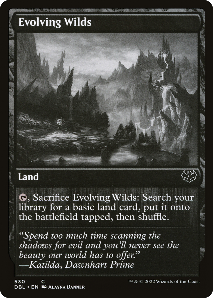 Image of Evolving Wilds (530) (DBL-530) - Innistrad: Double Feature Foil