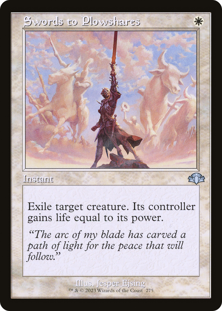 Image of Swords to Plowshares (Retro Frame) (DMR-275) - Dominaria Remastered