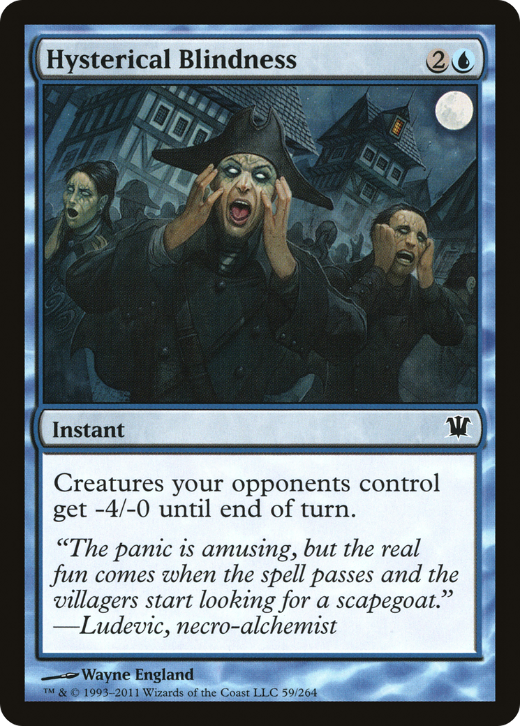 Image of Hysterical Blindness (ISD-059) - Innistrad Foil