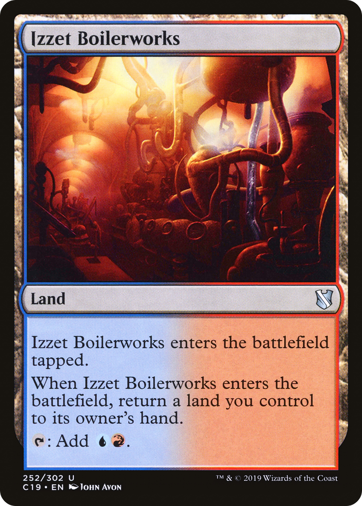 Image of Izzet Boilerworks (C19-252) - Commander 2019