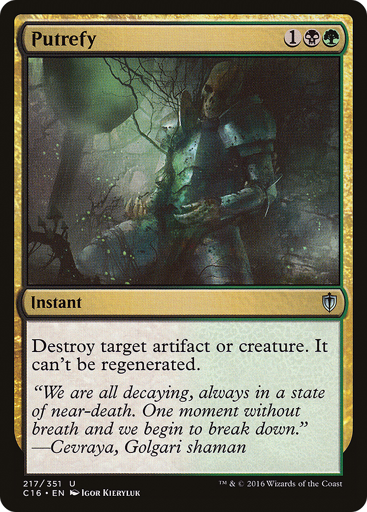 Image of Putrefy (C16-217) - Commander 2016